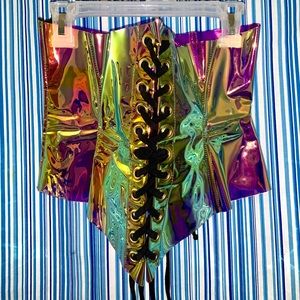 Holographic corset from Rave Wonderland ✨
